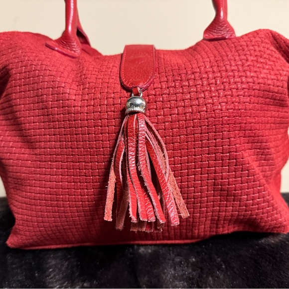 🇨🇦🇨🇦🇨🇦 Borse In Pelle Leather Handbag - Picture 2 of 10